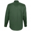 Рубашка мужская с длинным рукавом BEL AIR, темно-зеленая - 1