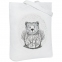 Холщовая сумка Bear, молочно-белая - 2