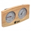 Термометр с гигрометром Банная станция для бани и сауны, 24,5х13,5х3 см - 1