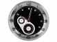 Часы настенные «Астория», серебристый/черный, стекло, металл - 1
