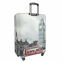Защитное покрытие для чемодана Gianni Conti, полиэстер-лайкра, мультиколор 9019 L Travel London - 1