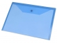Папка-конверт А4, синий прозрачный, пластик - 1
