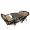 Комплект плетеной мебели T130Br/LV520-1 Brown/Beige 4Pcs - 1