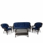 Комплект плетеной мебели LV216 Brown/Blue - 1