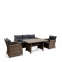 Комплект плетеной мебели с диваном AFM-308B Beige/Grey - 1