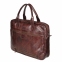 Деловая сумка Gianni Conti, натуральная кожа, коричневый 4101266 brown - 5