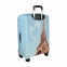 Защитное покрытие для чемодана Gianni Conti, полиэстер-лайкра, голубой 9045 L - 1