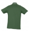 Рубашка поло мужская с контрастной отделкой Practice 270, зеленый/белый - 1