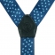 Подтяжки Miguel Bellido, текстиль-эластан с отделкой из натуральной кожи, синий 4001201 navy blue - 2