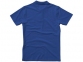 Рубашка поло "First" мужская, синий классический - 3