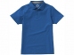 Рубашка поло «Hacker» мужская, небесно-синий/серый - 6