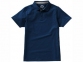Рубашка поло «Hacker» мужская, темно-синий/серый - 6