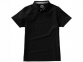 Рубашка поло «Hacker» мужская, черный/серый - 6