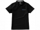 Рубашка поло «Hacker» мужская, черный/серый - 7