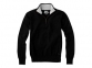 Пуловер "Set" на молнии, мужской, черный/серый меланж - 2