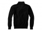 Пуловер "Set" на молнии, мужской, черный/серый меланж - 1
