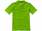 Рубашка поло "Calgary" мужская, зеленое яблоко - 3