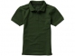 Рубашка поло "Calgary" детская, зеленый армейский - 2