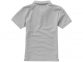 Рубашка поло "Calgary" детская, серый меланж - 3