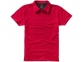 Рубашка поло "Markham" мужская, красный/антрацит - 2