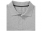 Рубашка поло "Seller" мужская, Серый меланж - 4