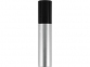 Портативное зарядное устройство «Lumi» с фонариком, 3000 mAh, серебристый/черный, металл - 4