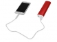 Портативное зарядное устройство «Спайк», 8000 mAh, красный/белый, металл - 1