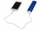 Портативное зарядное устройство «Спайк», 8000 mAh, синий/белый, металл - 1
