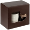 Коробка с окном Gifthouse, коричневая, 16,3х10,6х15,4 см - 2