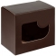 Коробка с окном Gifthouse, коричневая, 16,3х10,6х15,4 см - 4