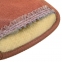 Мочалка «Королевский пилинг», рукавица с декором- тесьма,  14,5*25 см - 8
