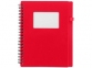Блокнот «Контакт» с ручкой, красный, серебристый, бумага/полипропилен - 3