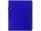 Блокнот «Контакт» с ручкой, синий, серебристый, бумага/полипропилен - 5