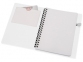 Блокнот «Контакт» с ручкой, белый, серебристый, бумага/полипропилен - 1