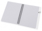 Блокнот «Контакт» с ручкой, белый, серебристый, бумага/полипропилен - 2