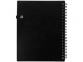 Блокнот «Контакт» с ручкой, черный, серебристый, бумага/полипропилен - 5