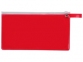 Пенал «Веста», красный прозрачный/белый, ПВХ - 2