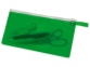 Пенал «Веста», зеленый прозрачный/белый, ПВХ - 1
