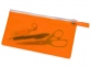 Пенал «Веста», оранжевый прозрачный/белый, ПВХ - 1