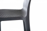 Барный стул Севилья из пластика, арт. LCAZ6049, цвет темно-серый. - 4