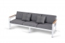 "Фореста" Трехместный диван из алюминия с подушками - 2
