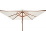 "Джулия", зонт  деревянный на центральной опоре, бежевый - 1