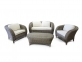"Римини" диван двухместный серо - коричневый - 2