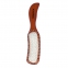 Расческа деревянная, массажная, 23,5х4,5х3,5 см, волна, с металлическими зубчиками - 1