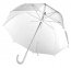 Прозрачный зонт трость Лотос - 2