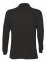 Рубашка поло мужская с длинным рукавом Star 170, черная - 1