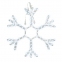 Фигура светодиодная "Снежинка" 120 холодных LED, 56см - 1