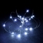 Электрогирлянда "Нить" 20 холодных LED ламп "РОСА", 2 м, на батарейках, с пультом, в дисплей-боксе - 3