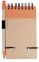 Блокнот на кольцах Eco Note с ручкой, оранжевый - 1
