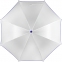 Зонт-трость Unit White, белый с синим - 1